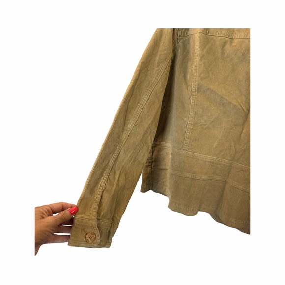 St John’s Bay tan Corduroy suit jacket size XL. Y2K - Picture 4 of 8